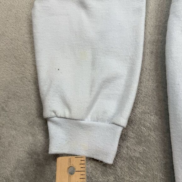 Top Stitch By Morning Sun Sweatshirt Women’s PL Blue Graphic Print Grandmacore - Picture 7 of 7